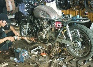 Bisnis Modifikasi Motor Klasik yang Gurih nan Sedap bisnis modifikasi 1